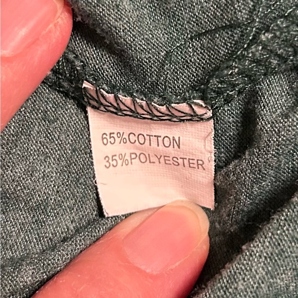 Dark Green and Gray Women's Top - Picture 4 of 4